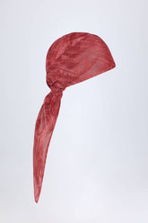 Headscarf in Red Print