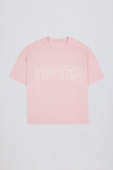 Oversized Cotton-Jersey T-Shirt in Powder Pink