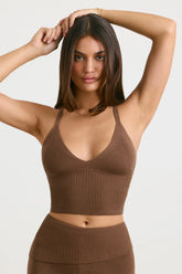 Chunky Knit Tank Top in Coco