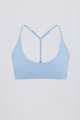 Soft Active Racerback Sports Bra in Sky