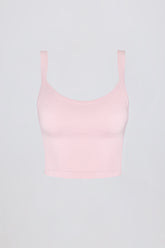 Super Sculpt Seamless Longline Camisole Top in Powder Pink