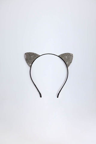 Cat Ears Headband in Black