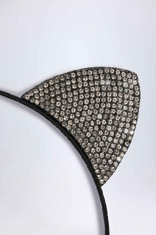Cat Ears Headband in Black