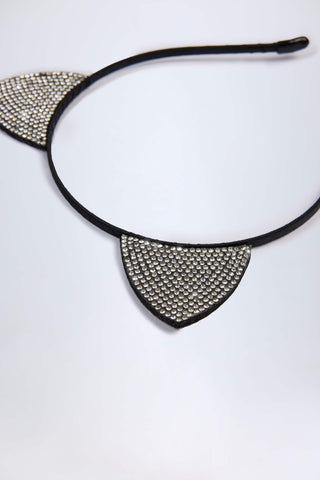 Cat Ears Headband in Black