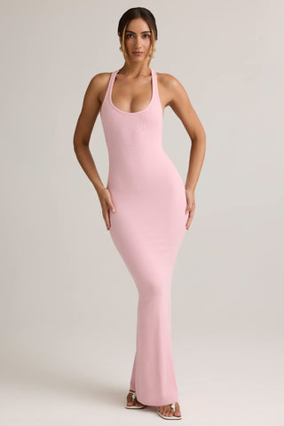 Modal Racerback Maxi Dress in Baby Pink