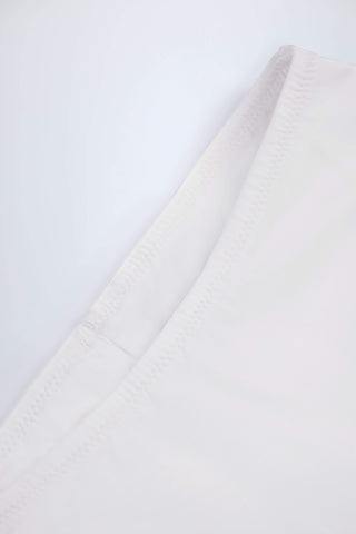 Slinky Jersey Low-Rise Hotpants in White