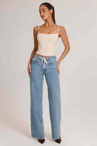 Modal Scoop-Neck Tank Top in Ivory