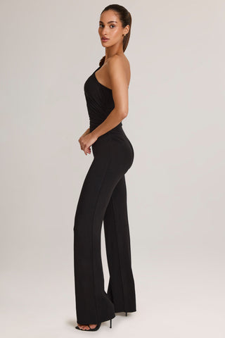 Modal One-Shoulder Jumpsuit in Black