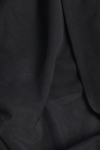 Cowl-Neck Backless Crop Top in Black