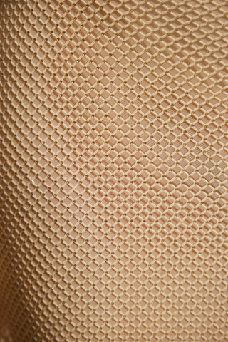 Embellished Cowl Neck Corset in Gold