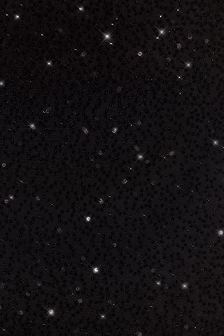 Embellished Plunge Halter Neck Evening Gown in Black