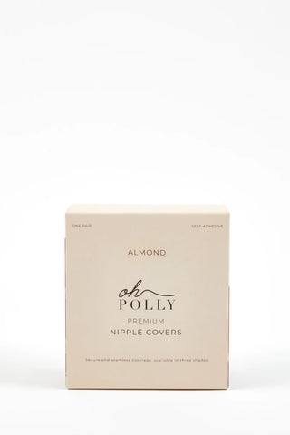 Reusable Silicone Nipple Covers in Almond