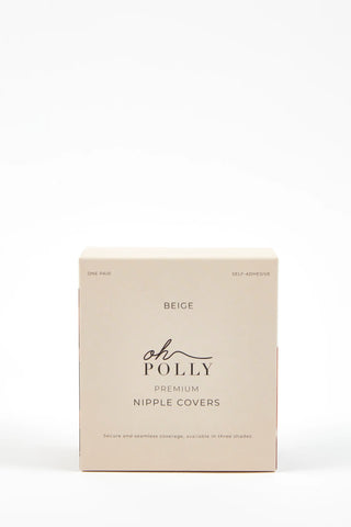 Reusable Silicone Nipple Covers in Beige