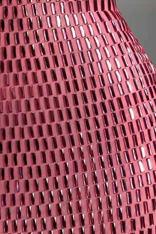 Embellished Bandeau Maxi Dress in Watermelon