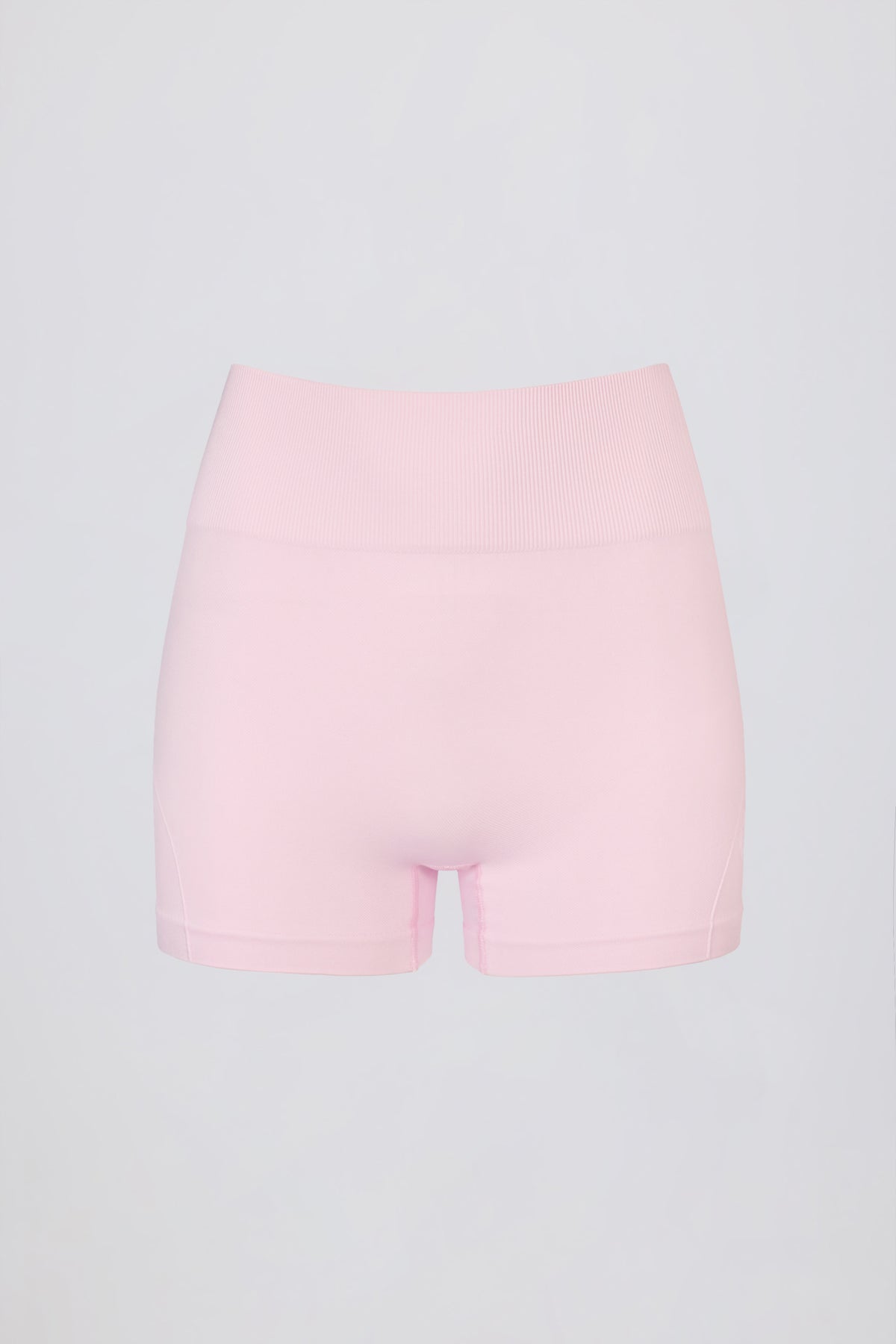 Super Sculpt Seamless Mini Shorts in Powder Pink