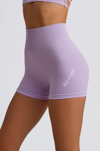 Super Sculpt Seamless Mini Shorts in Soft Lilac