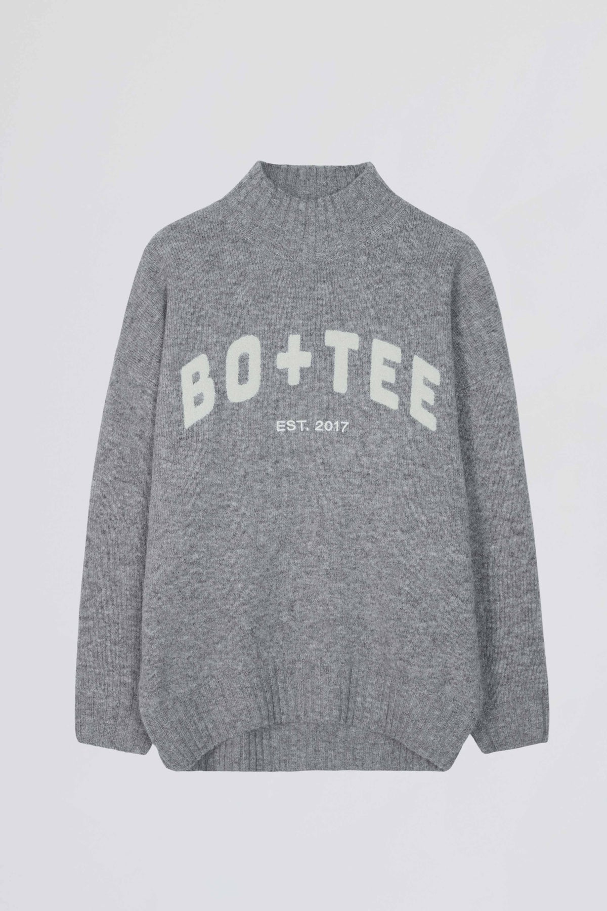 Soft Knit Oversized Jumper in Grey