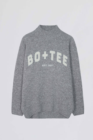 Soft Knit Oversized Jumper in Grey