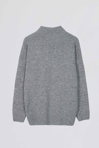 Soft Knit Oversized Jumper in Grey