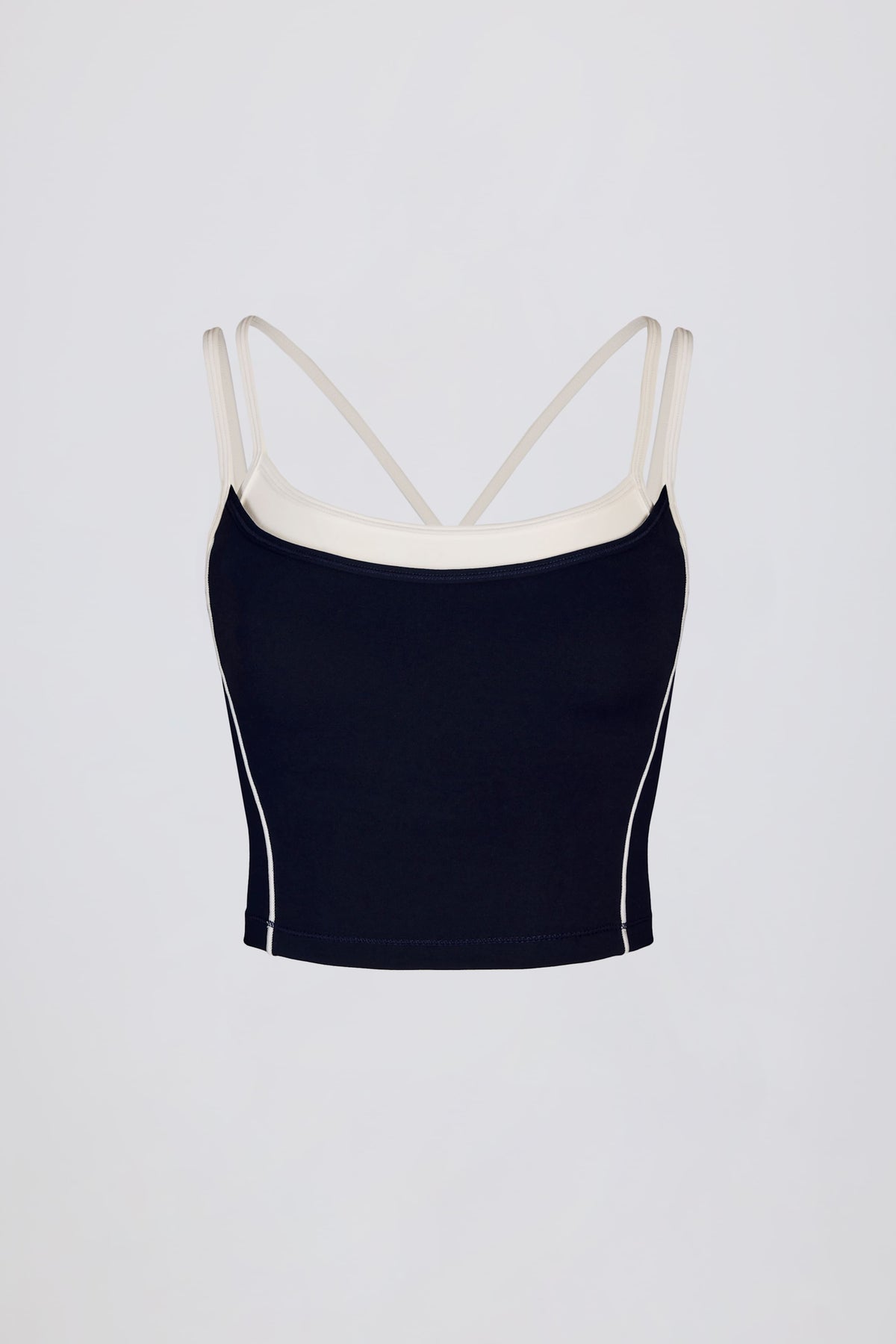 Soft Active Layered Tank Top in Classic Navy