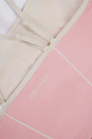 Soft Active Layered Tank Top in Powder Pink