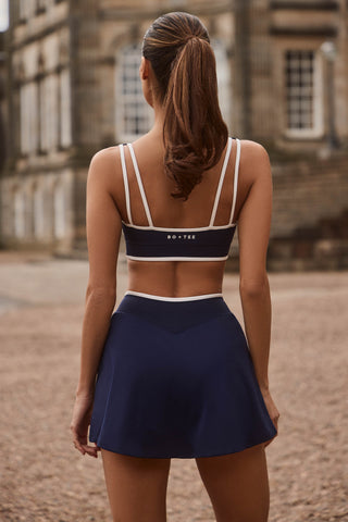 Soft Active Crossover Mini Skort in Classic Navy