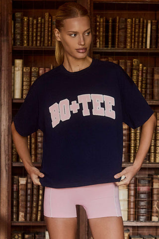 Oversized Cotton-Jersey T-Shirt in Classic Navy