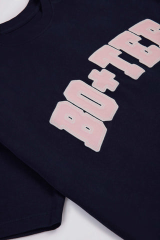 Oversized Cotton-Jersey T-Shirt in Classic Navy