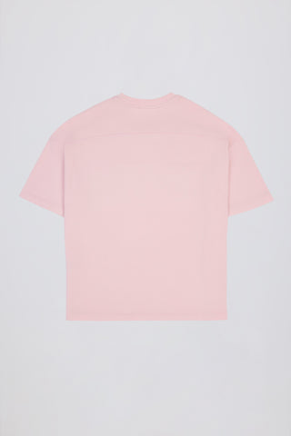 Oversized Cotton-Jersey T-Shirt in Powder Pink