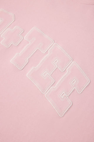 Oversized Cotton-Jersey T-Shirt in Powder Pink