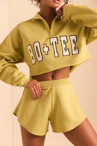 Flippy Sweat Shorts in Matcha