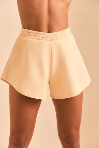 Flippy Sweat Shorts in Sand