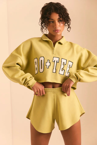 Flippy Sweat Shorts in Matcha