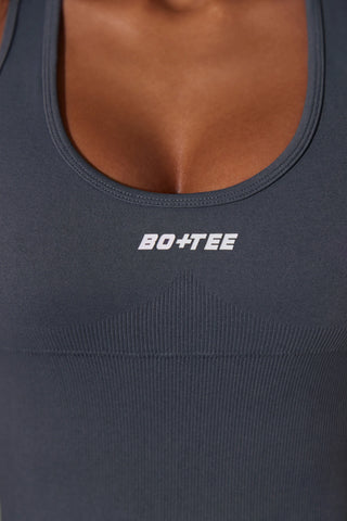 Full Length Cut-Out Jumpsuit in Grey