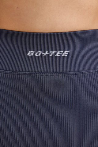 FlexiRib Mini Shorts in Indigo Slate