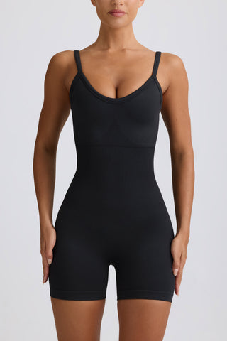 Super Sculpt Seamless Unitard in Black