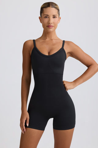 Super Sculpt Seamless Unitard in Black