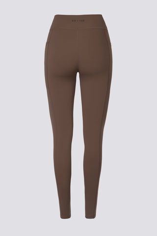 Soft Active Full-Length Pocket Leggings in Cocoa