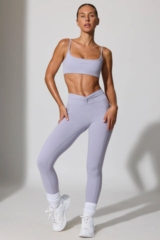 Full Length Leggings with Pockets in Periwinkle