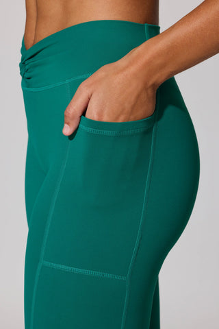 Full Length Leggings with Pockets in Teal
