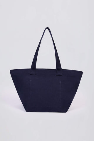 Oversized Tote Bag in Classic Navy
