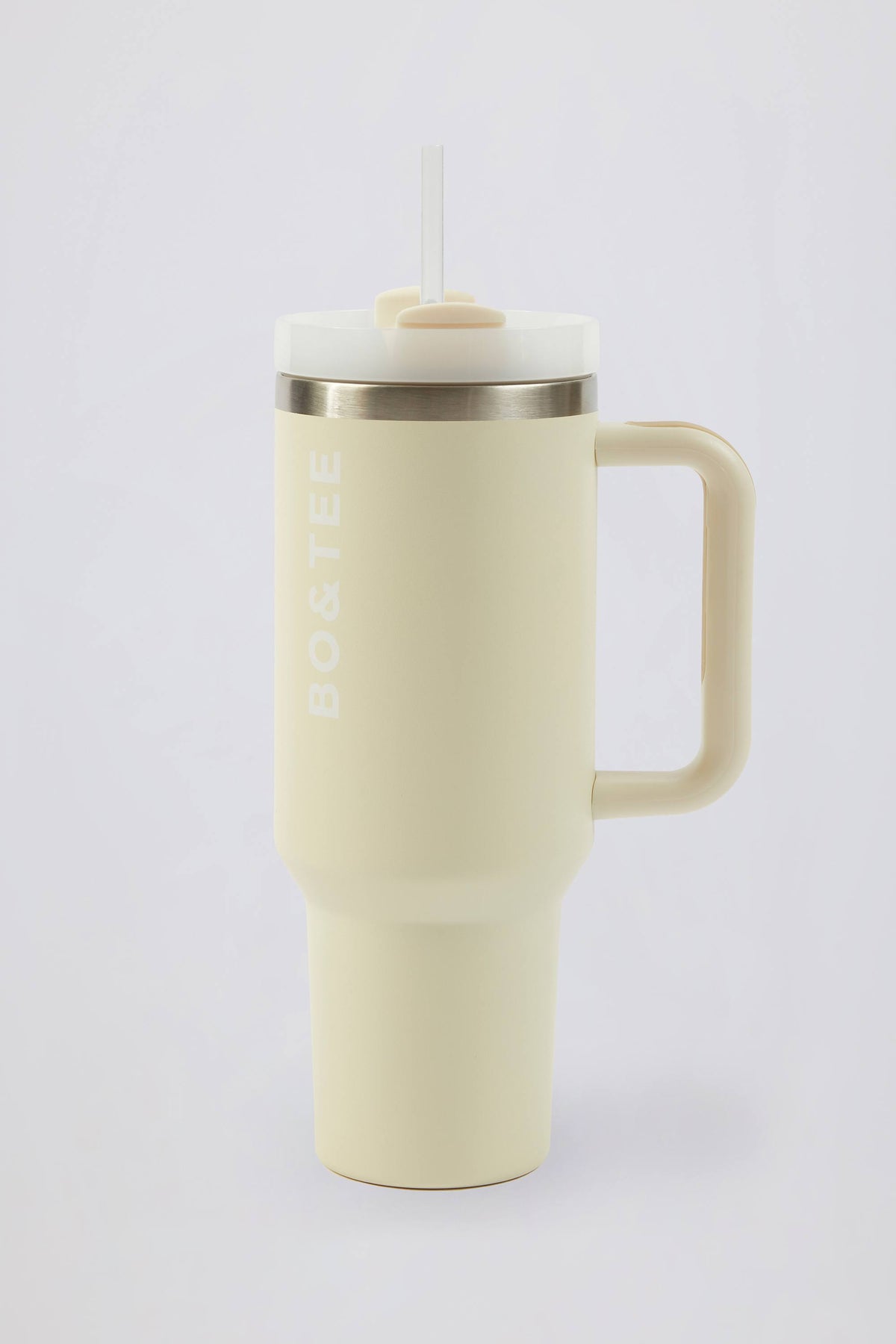 Stainless Steel Water Bottle in Cream