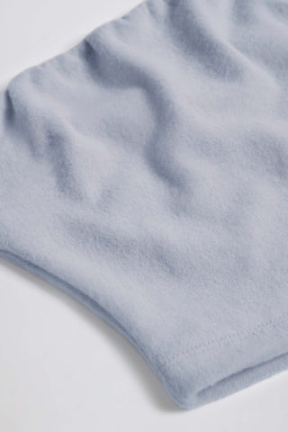 Brushed Jersey Bandeau Top in Soft Blue