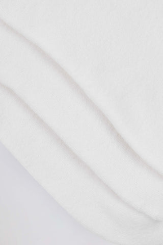 Ribbed Crew Sock Bundle in White