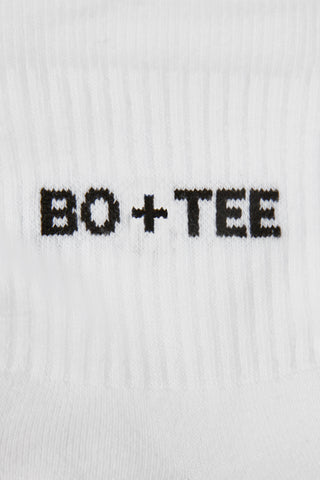 Ribbed Crew Sock Bundle in White