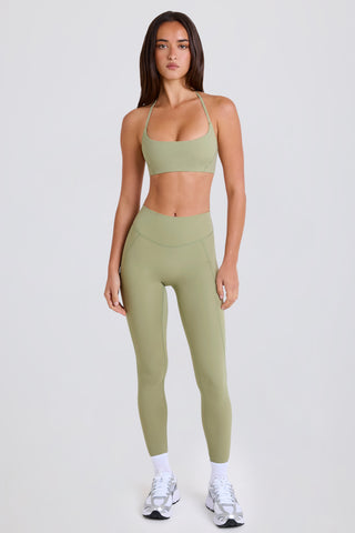 Four-Way Stretch High-Waist Leggings in Matcha