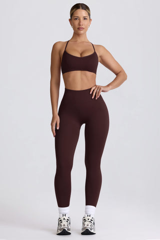 Super Sculpt Seamless Leggings in Chocolate