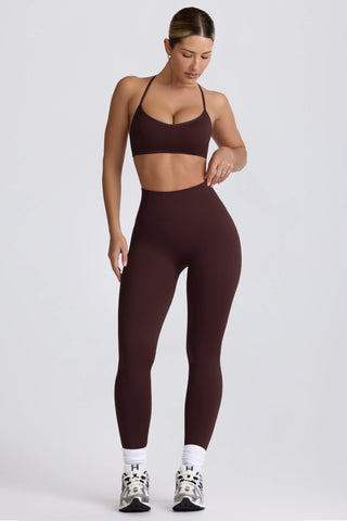 Super Sculpt Seamless Leggings in Chocolate