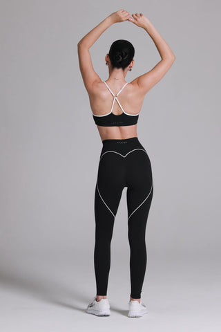 Soft Active Mid-Rise Leggings in Black