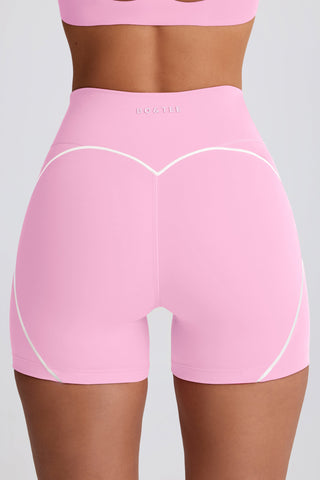 Soft Active Mini Shorts in Baby Pink